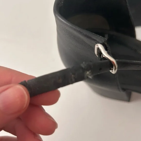 Alexander Wang Black Leather Heels - Picture 2 of 4